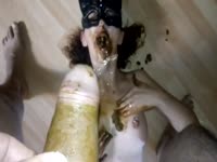 Hot dirty amateur couple playing and fucking with